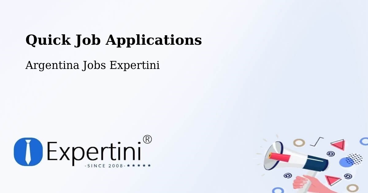 Quick Apply Feature – General Roca - Argentina Jobs Expertini